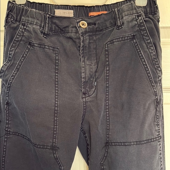 Pilcro Pants - Pilcro Black Cargo Pants Straight Fit Utility Style